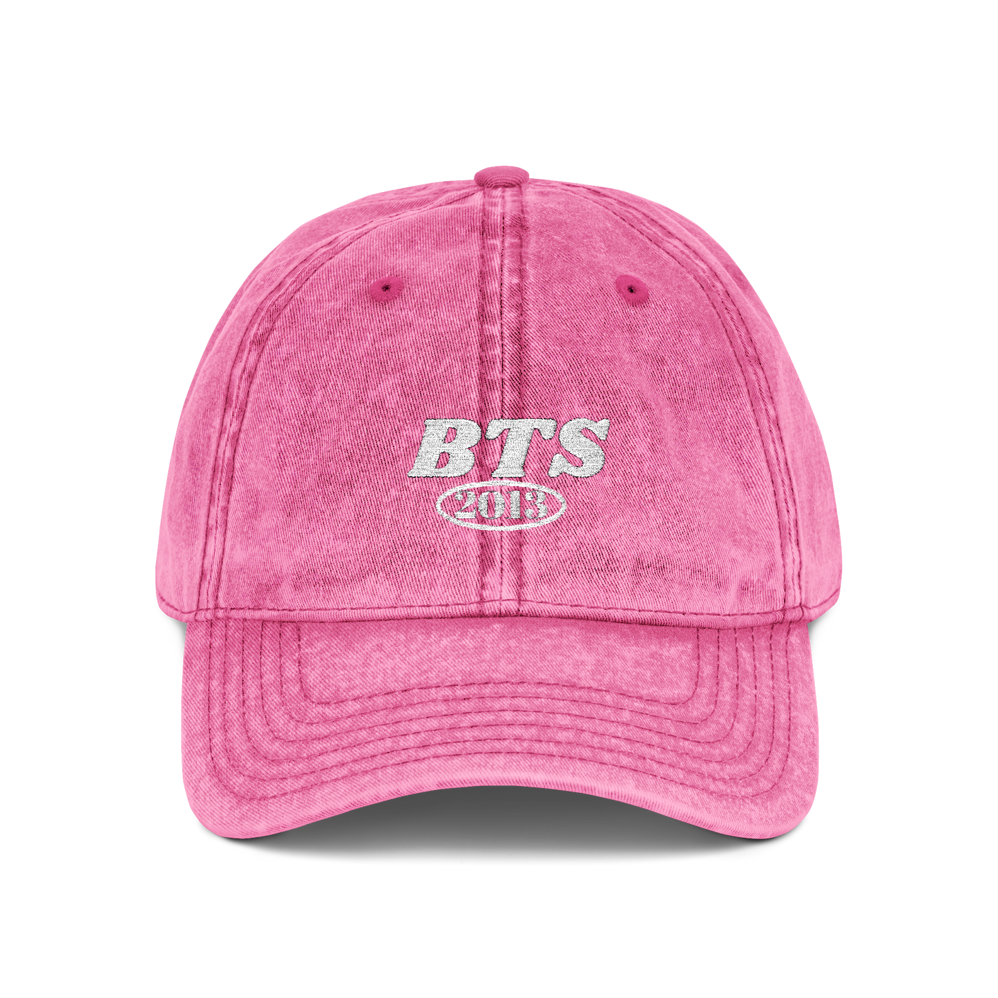 BTS Vintage Embroidered Cap