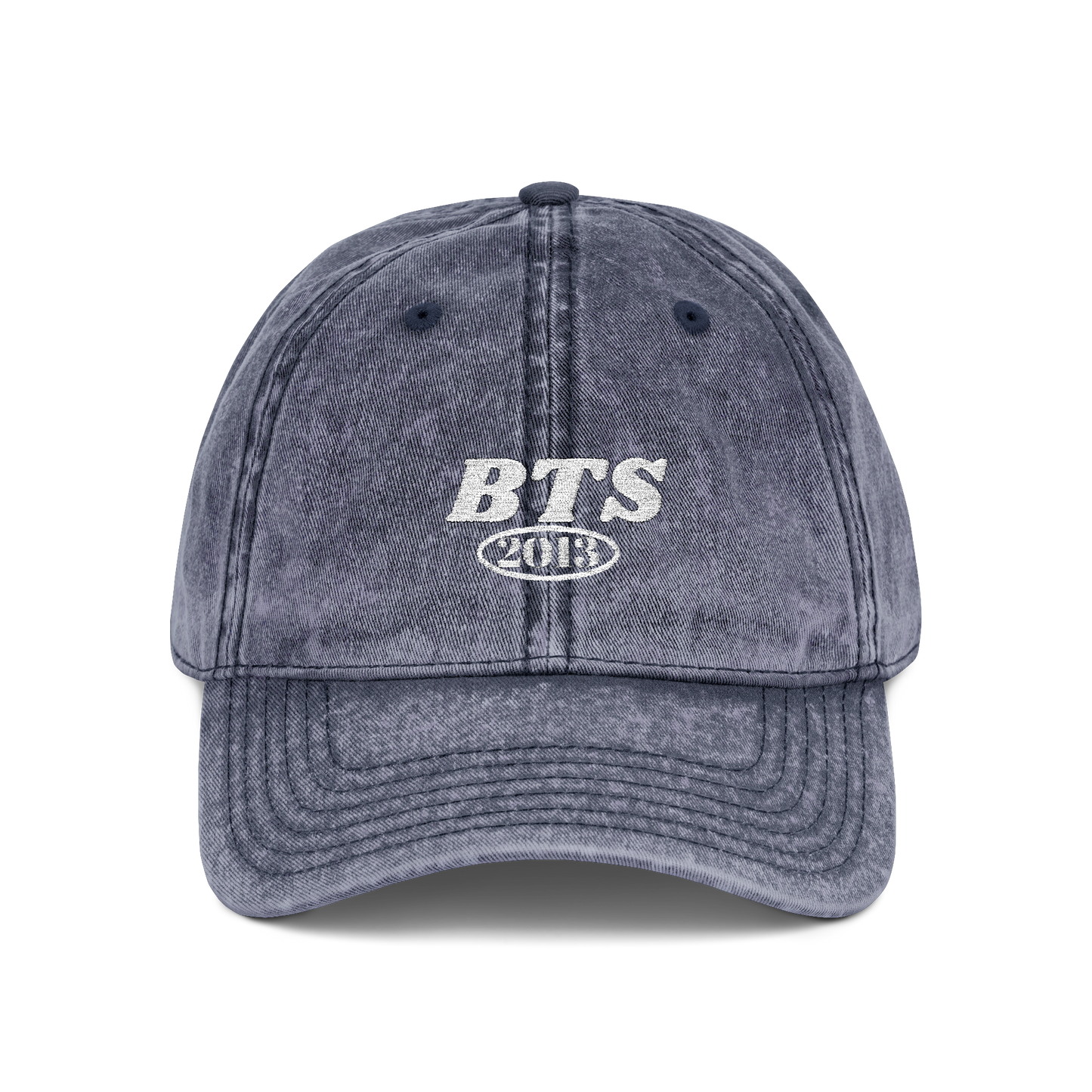 BTS Vintage Embroidered Cap