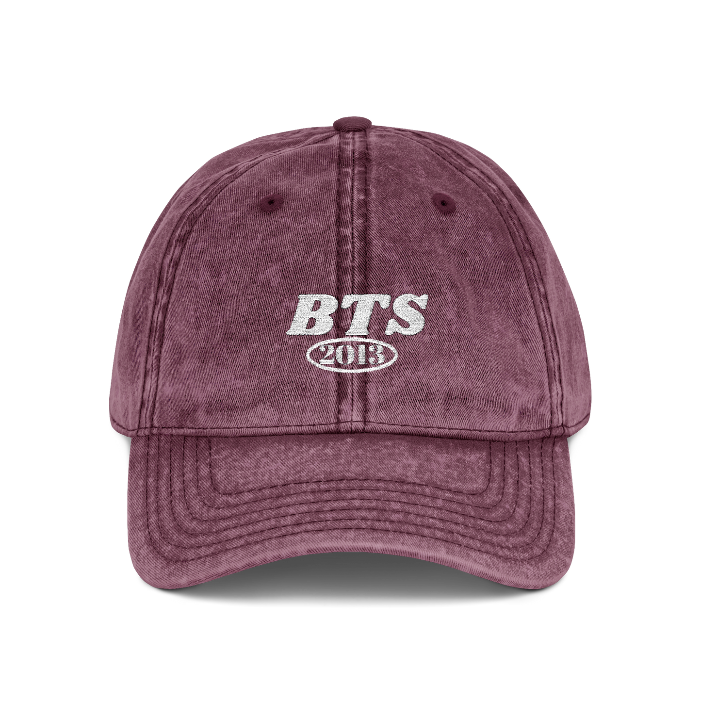 BTS Vintage Embroidered Cap