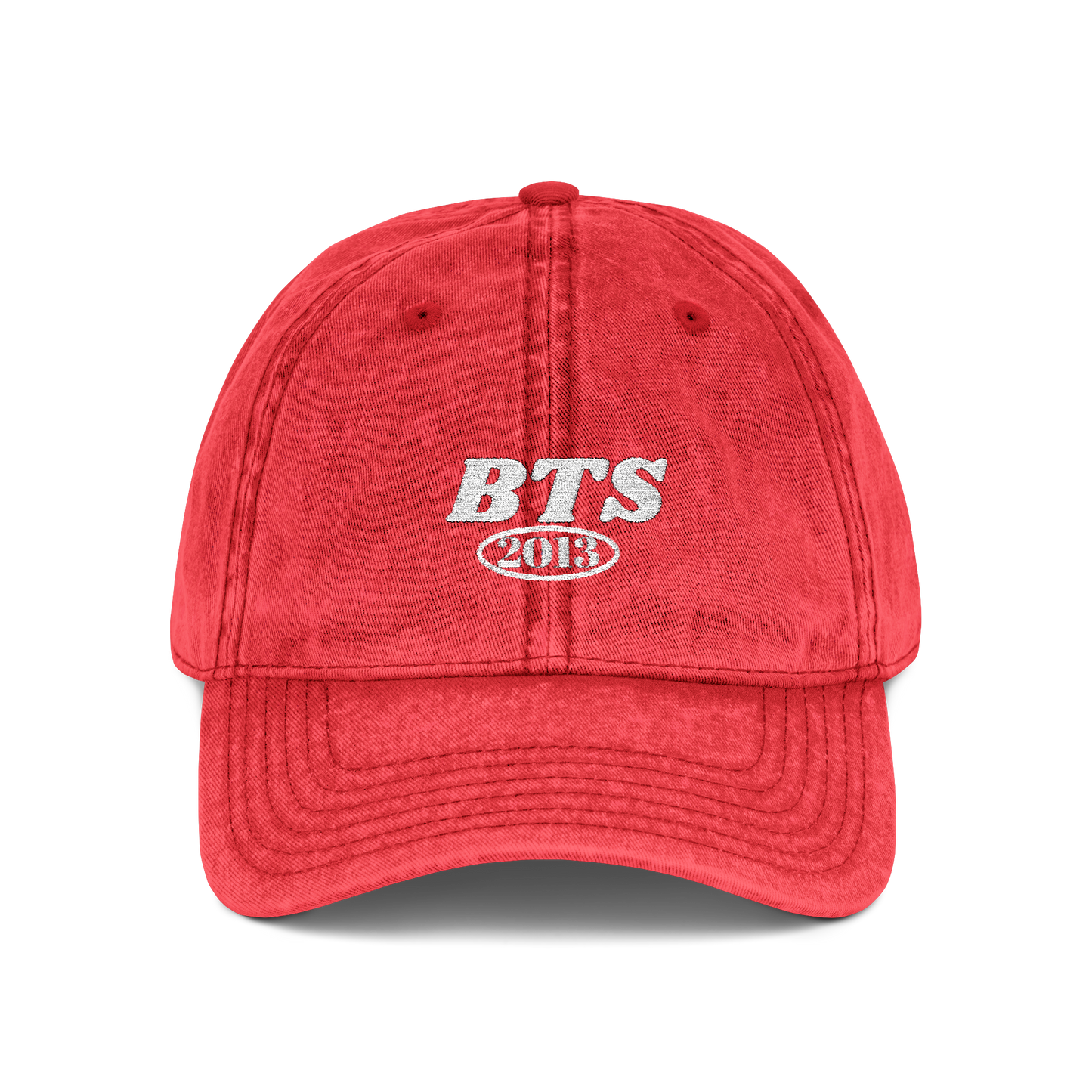 BTS Vintage Embroidered Cap