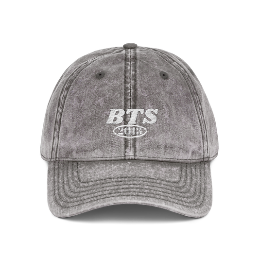 BTS Vintage Embroidered Cap