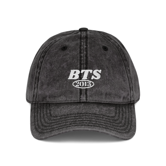 BTS Vintage Embroidered Cap